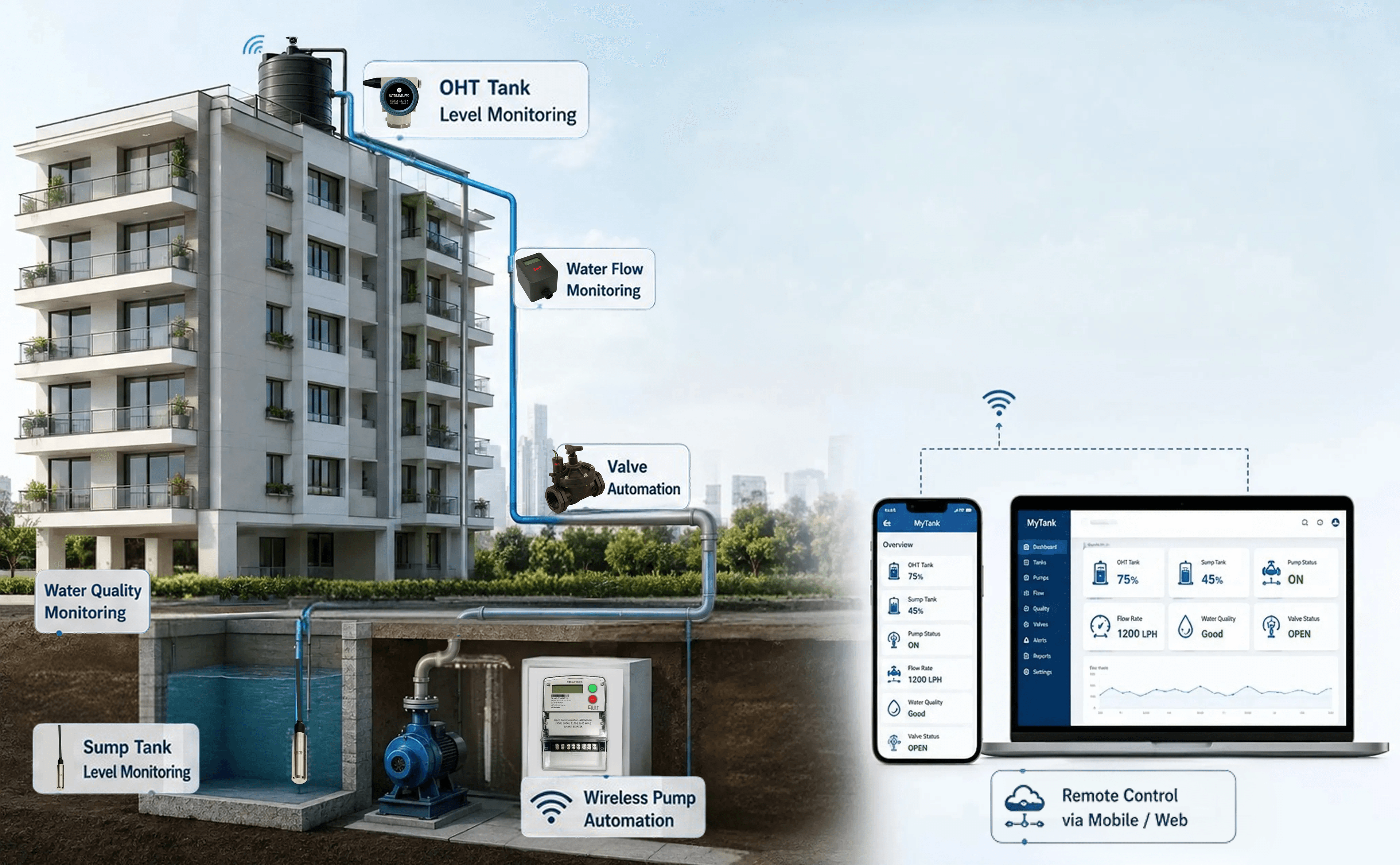 Smart water management system overview
